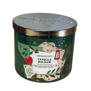 Bath & Body Works Vanilla Balsam 3-Wick Candle